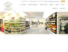 Tablet Screenshot of farmaciafanni.it